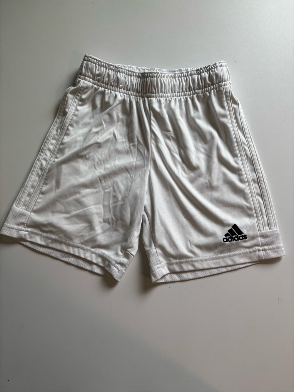 Adidas Boys Athletic Shorts White Size Small 9/10